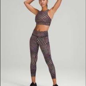 Lululemon seawheeze fast and free tights crop